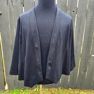 Women's Black Jacket Sweater Size 2X